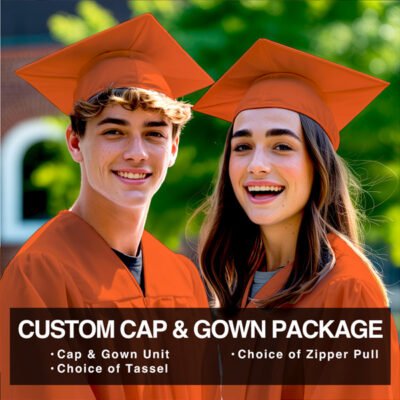 VHSN Custom Cap & Gown Package (Orange)