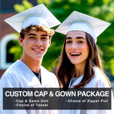 VHSN Custom Cap & Gown Package (White)