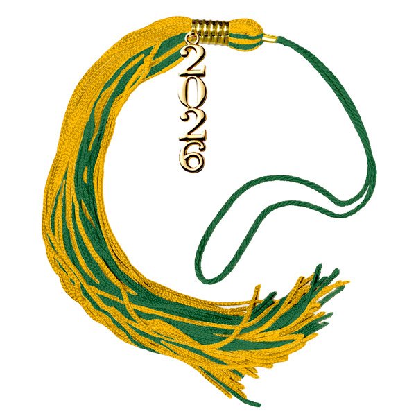 PHHS 2026 Stacked Tassel - GOLD
