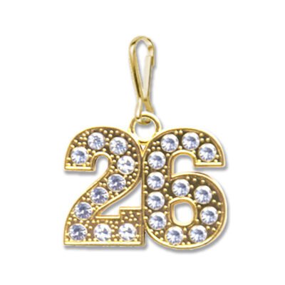 SPHS 2026 Bling Zipper Pull - GOLD