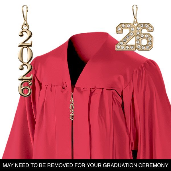 MCHS 2026 Stacked Zipper Pull - GOLD - Image 2