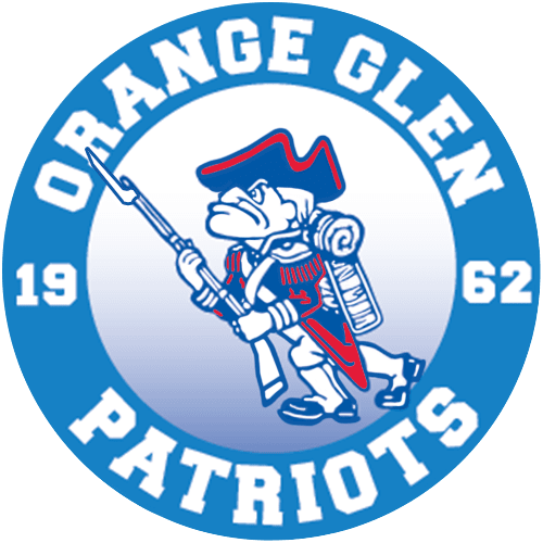 Orange Glenn High School Patriots Logo